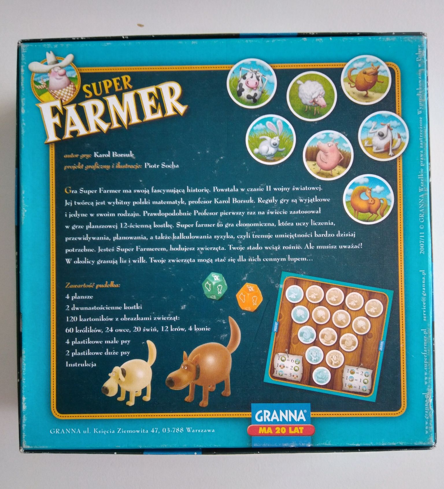 Super FARMER gra planszowa