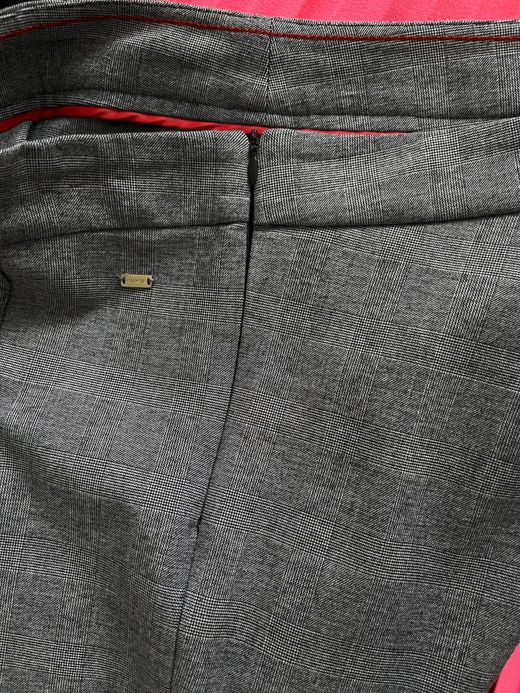 Eleganckie spodnie w kratkę Tommy Hilfiger