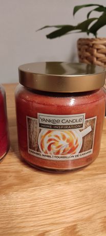 Świeca zapachowa Yankee candle Caramel Whirl 425g Home inspiration