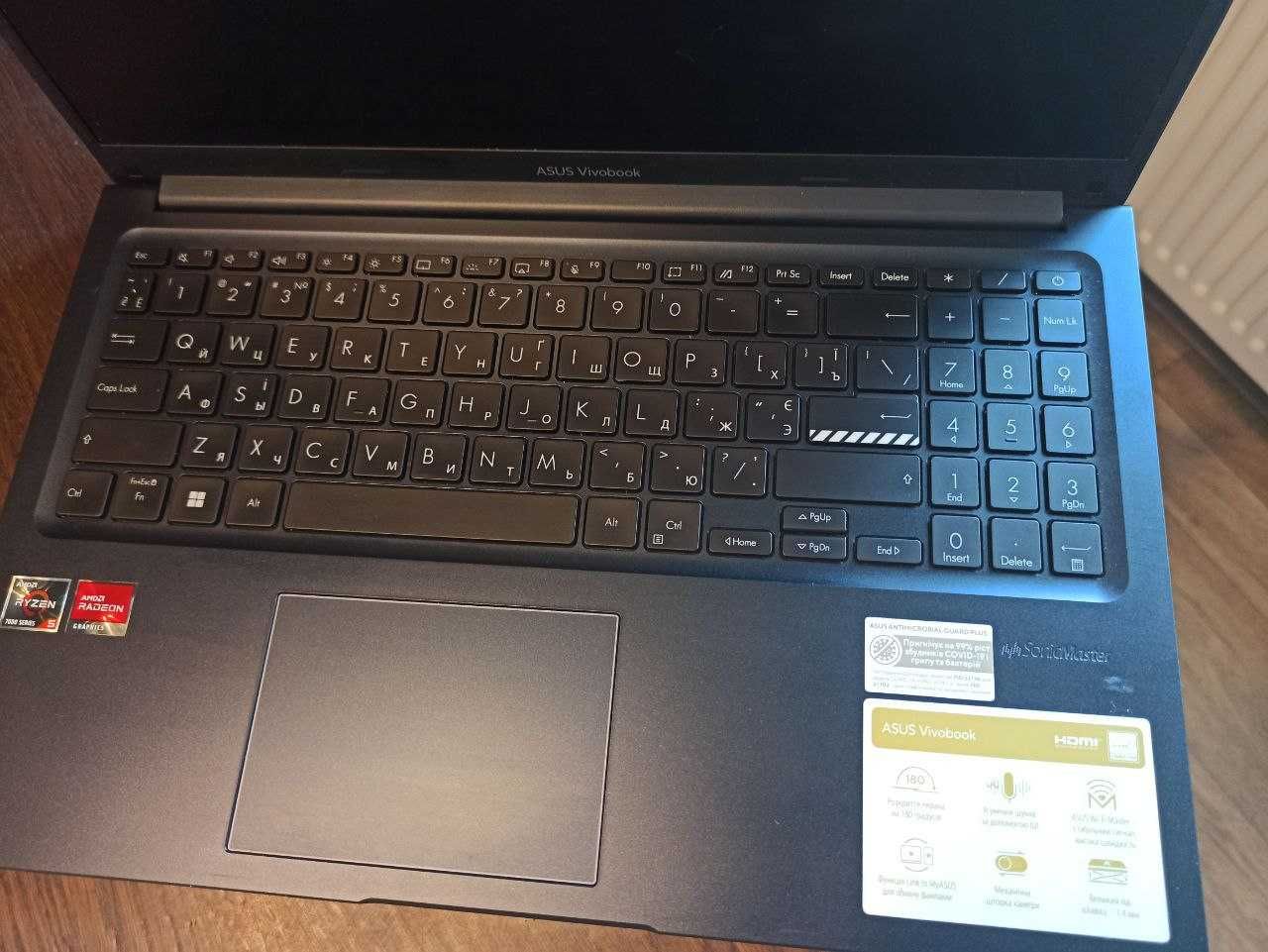 ASUS VivoBook 15 (15.6"/Ryzen 5 7430U/16GB/1TB SSD/АКБ 42Wh)