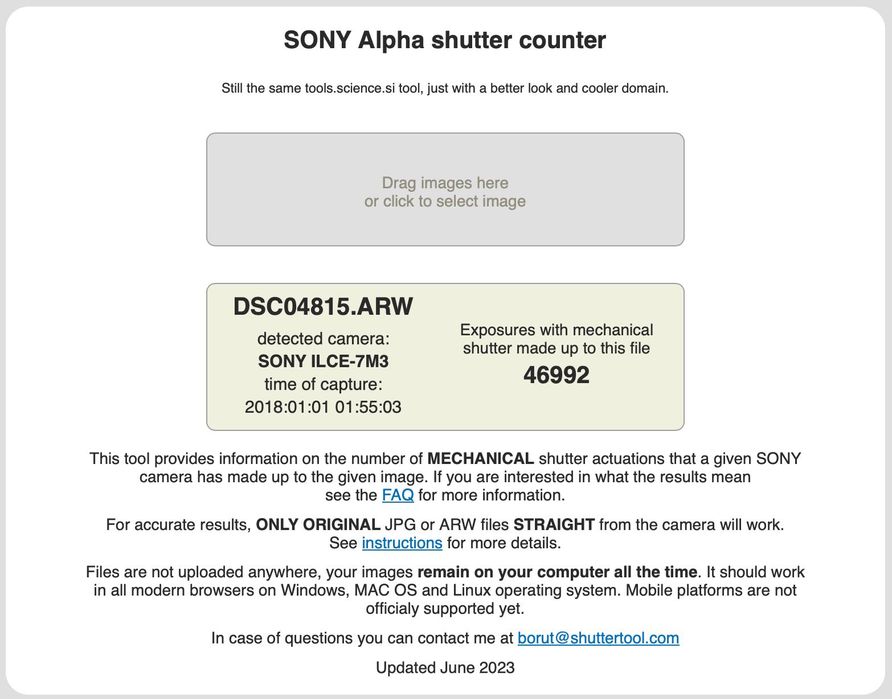 Бездзеркальний фотоапарат Sony Alpha A7 III body
