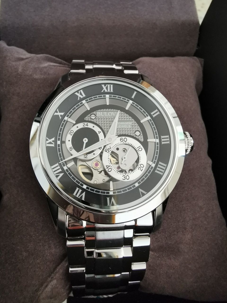 Zegarek Bulova 96A119 Wilton Skeleton nowa piękna sztuka