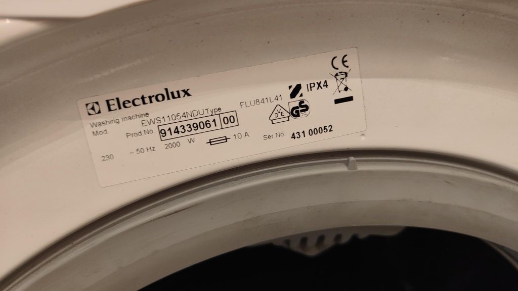 Pralka Electrolux EWS11054NDU uszkodzona/na części