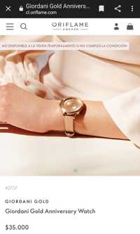 Знижка ‼️ Наручний годинник Oriflame Reloj Giordani Gold як подарок
