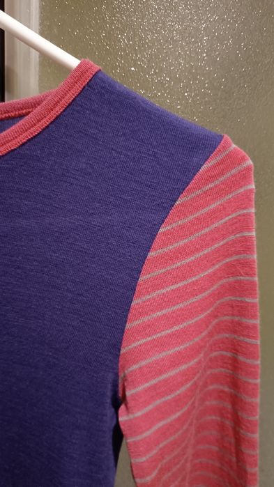 Safa Norweska dziecięca bluza termiczna, 100% Merino, Uniseks, 130 cm