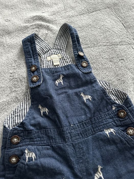 Джинсовий комбінезон, бренд - Jojo maman bebe (18-24м.)