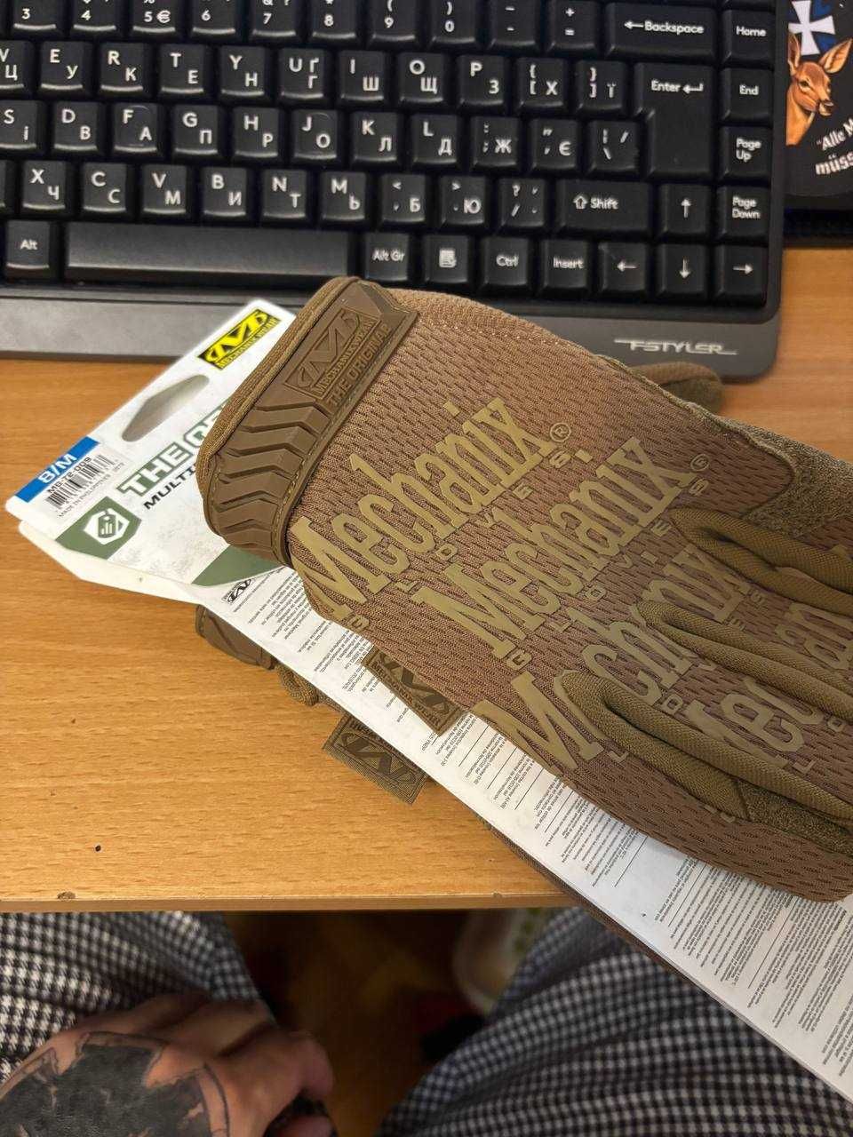 Mechanix рукавички Original Coyote перчатки Койот Нові 8М