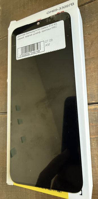 Дисплей Samsung Galaxy A14 A145 з тачскріном, оригінал, Black