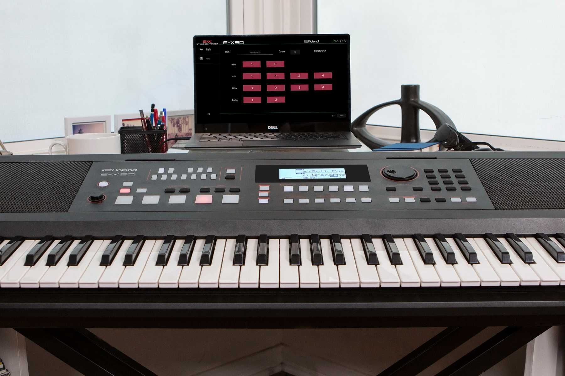 ROLAND E-X50  - 61-klawiszowy Keyboard Rozrywkowy