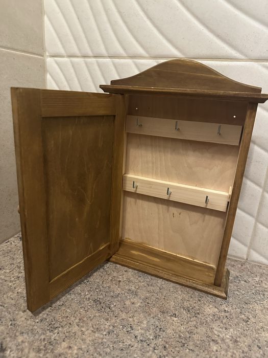 Skrzyneczka na klucze - rękodzieło Decoupage