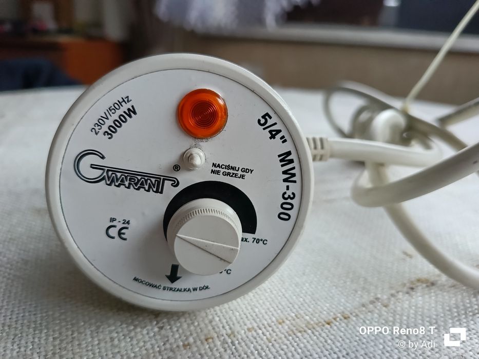 Grzałka elektryczna Gwarant 3000W 5/4" do bojlera