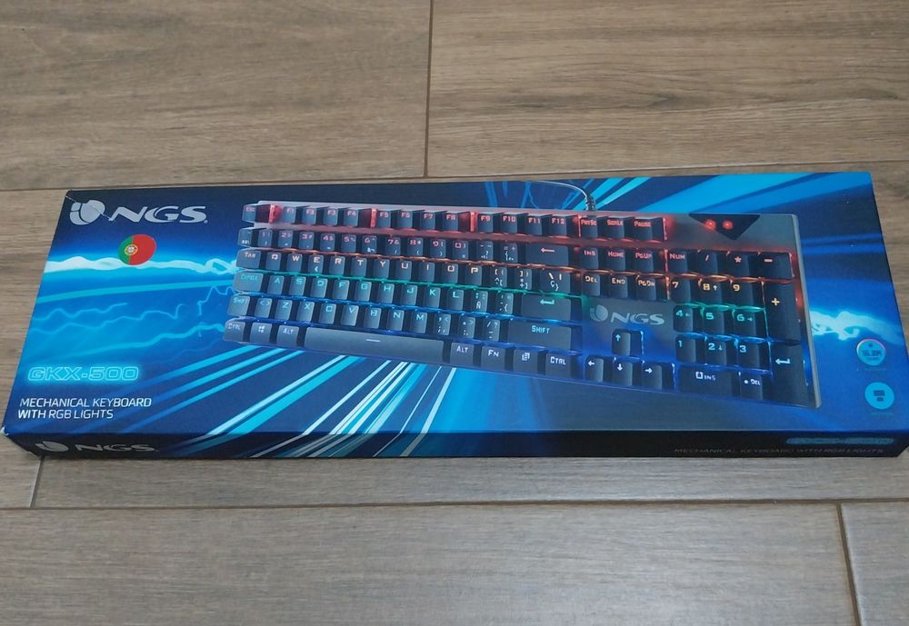Teclado mecânico gaming com RGB NGS GKX-500