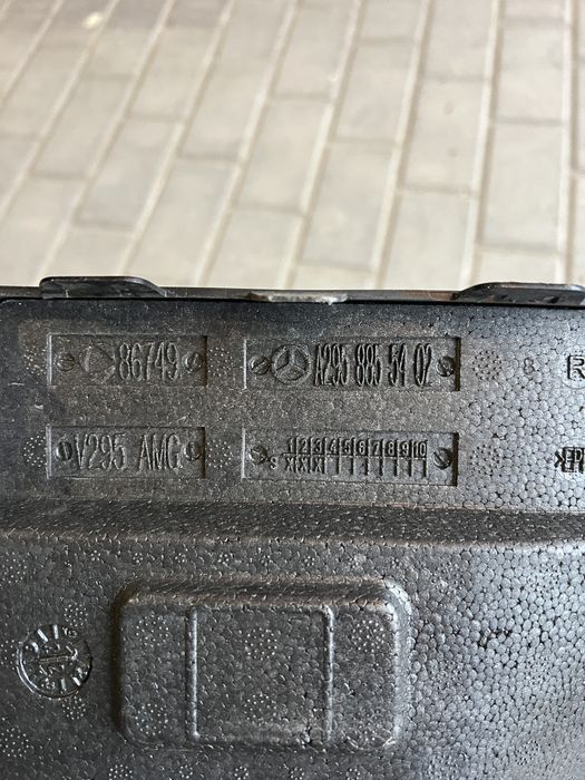 Накладки заднього бампера Mercedes EQE Amg