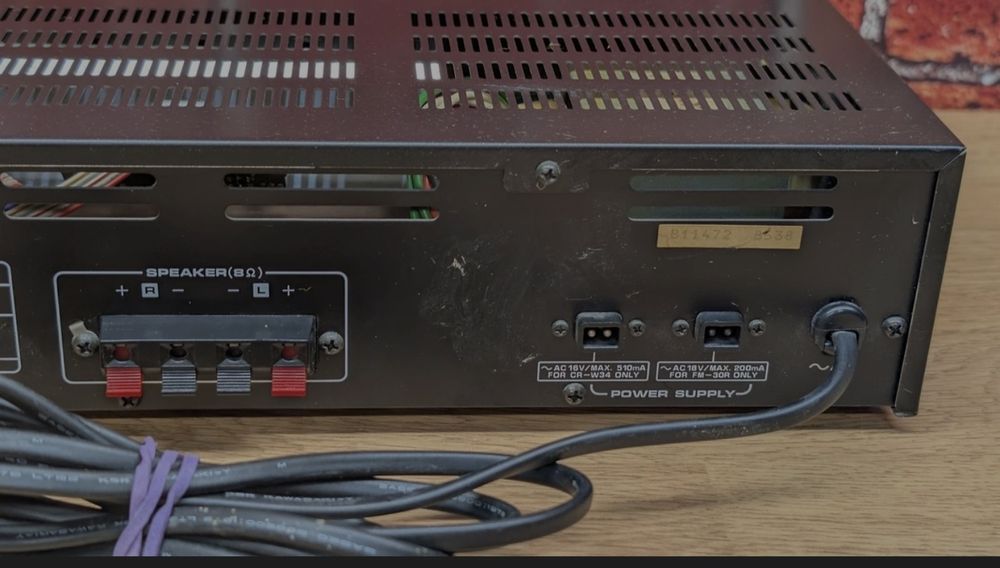 Rádio e amplificador Fisher!