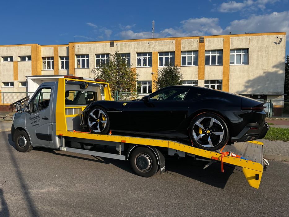 Pomoc drogowa, przewóz samochodów, materiałów budowlanych etc.