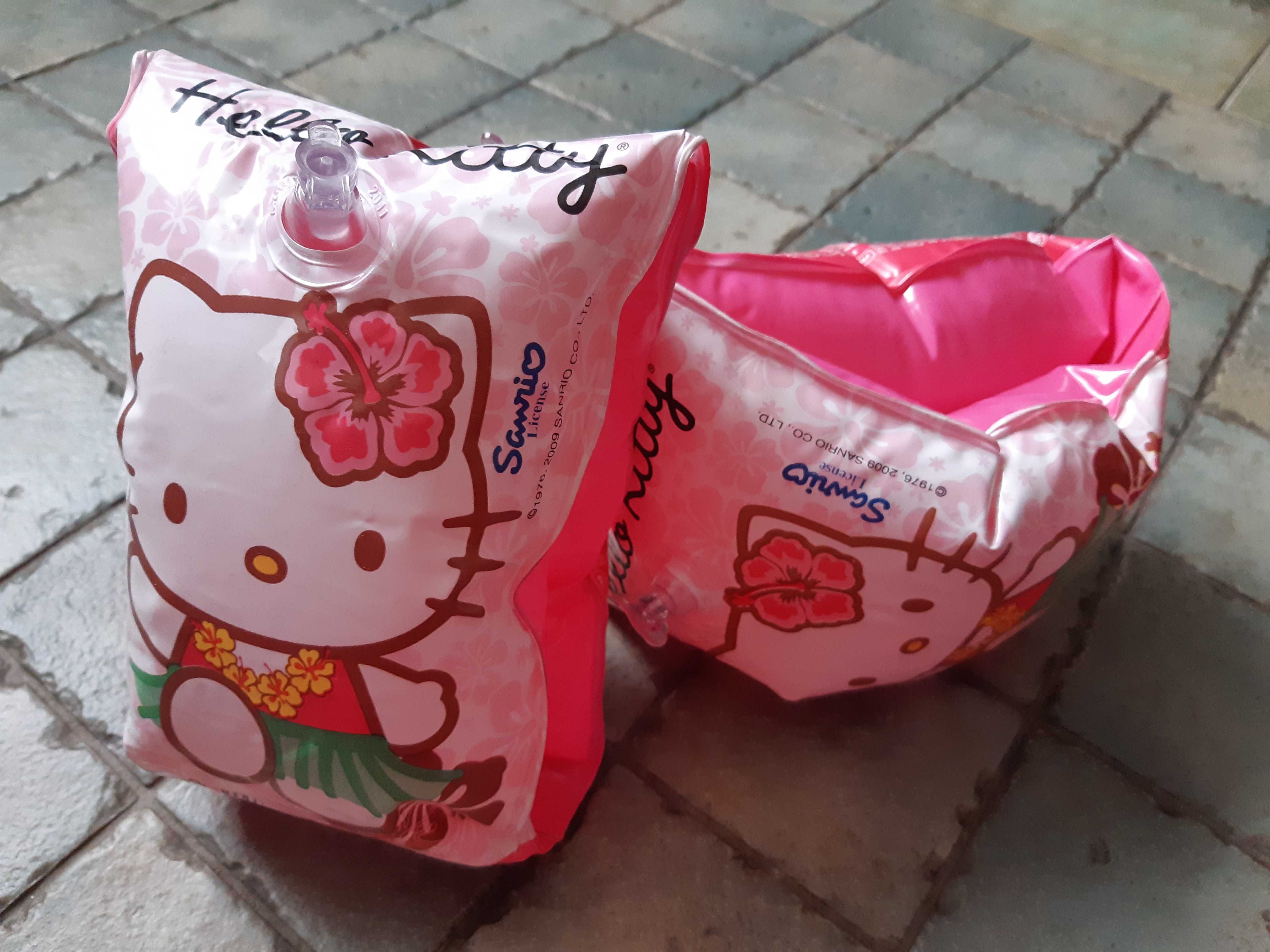 PŁYWACZKI HELLO KITTY różowe dla dziewczynki