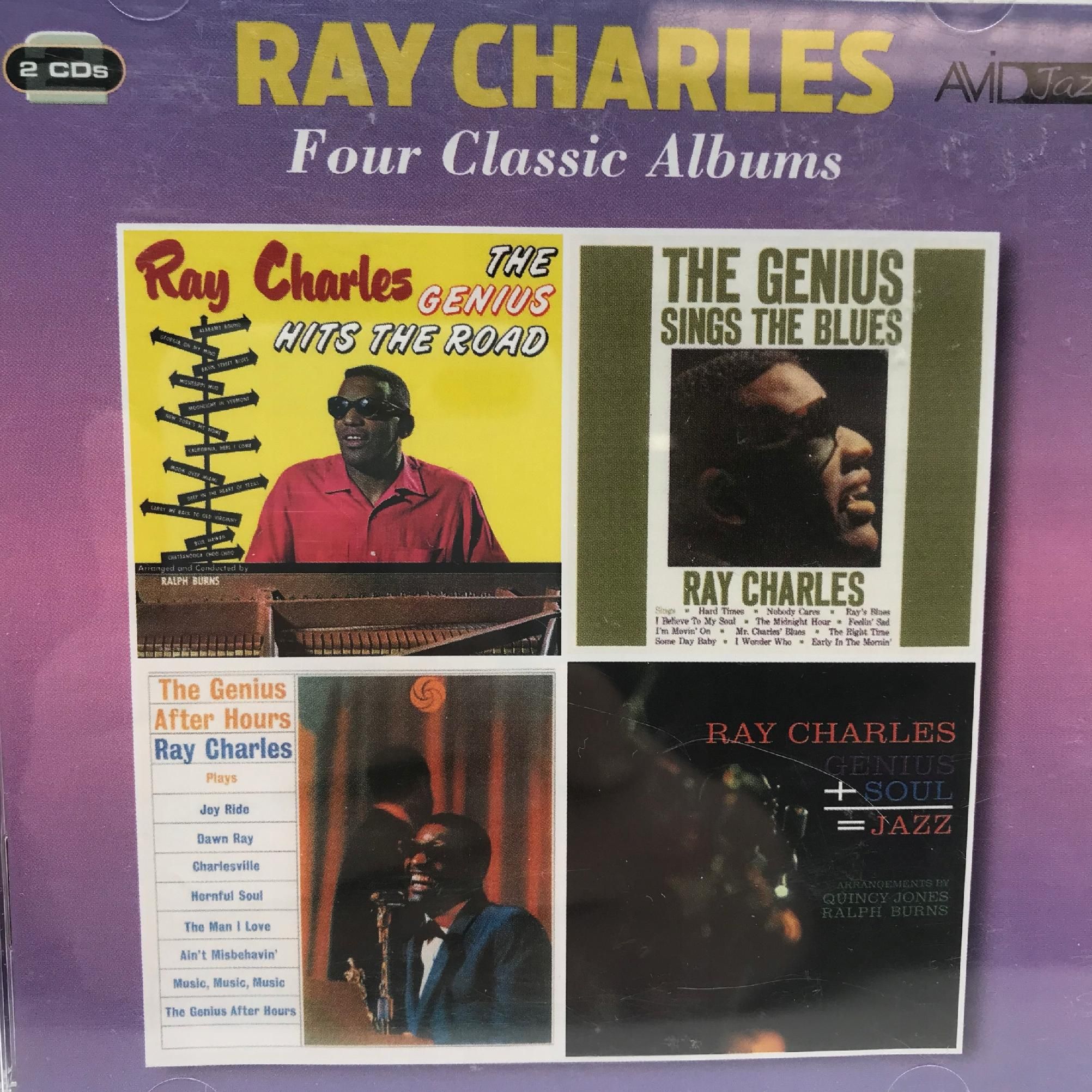 cd - ray charles - four classic albums