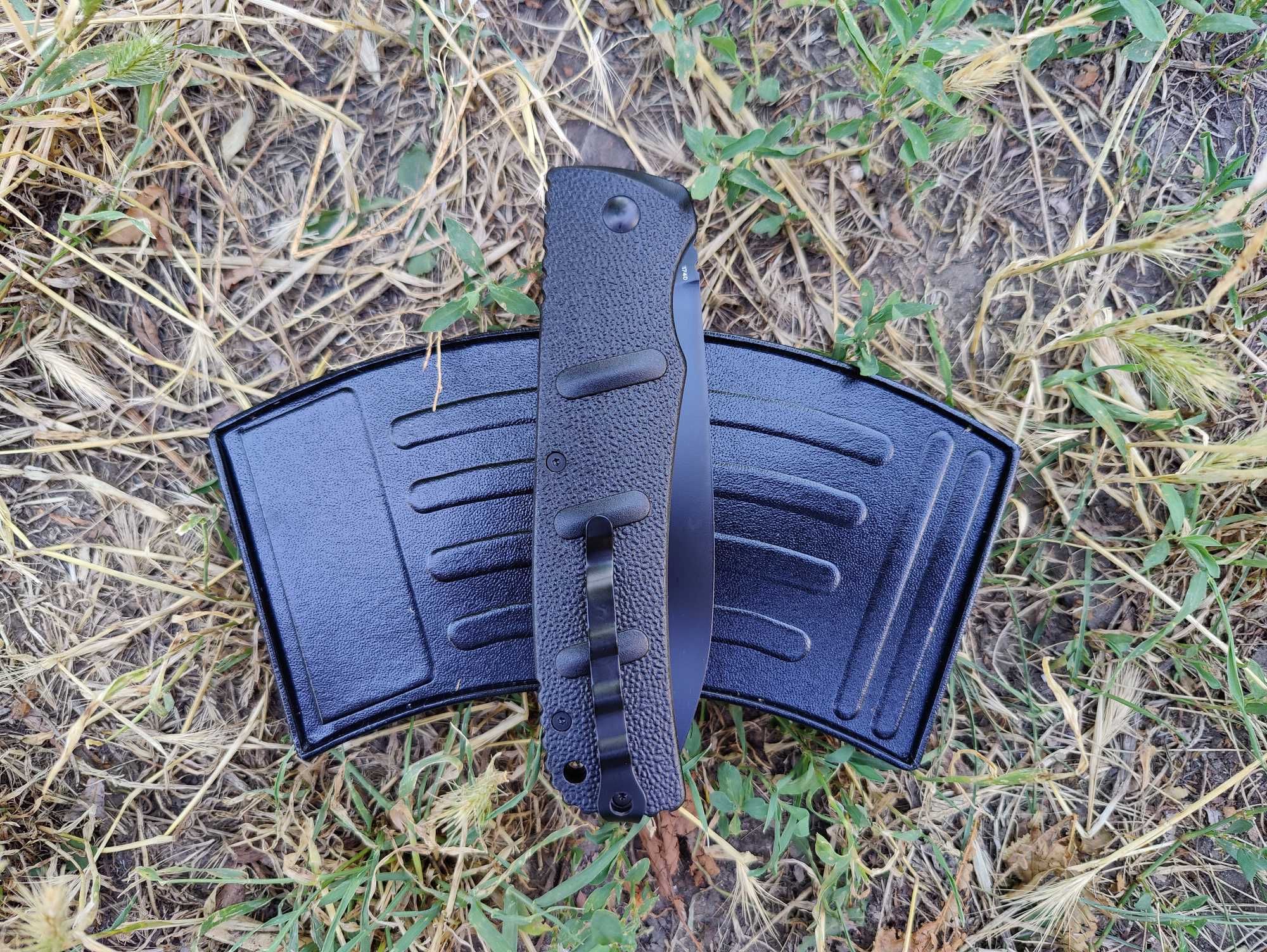 Складной автоматический нож Boker XXL Kalashnikov Dagger, Black D2