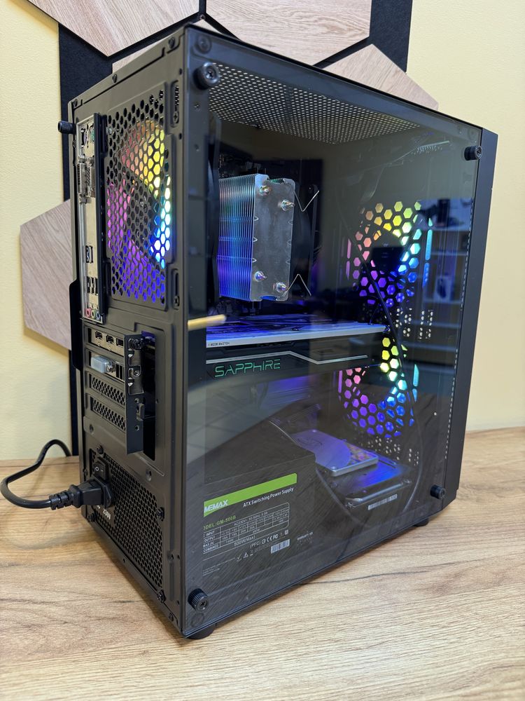 Ігровий ПК І3 9100F/16Gb DDR4/SSD120/HDD500/RX480 8Gb