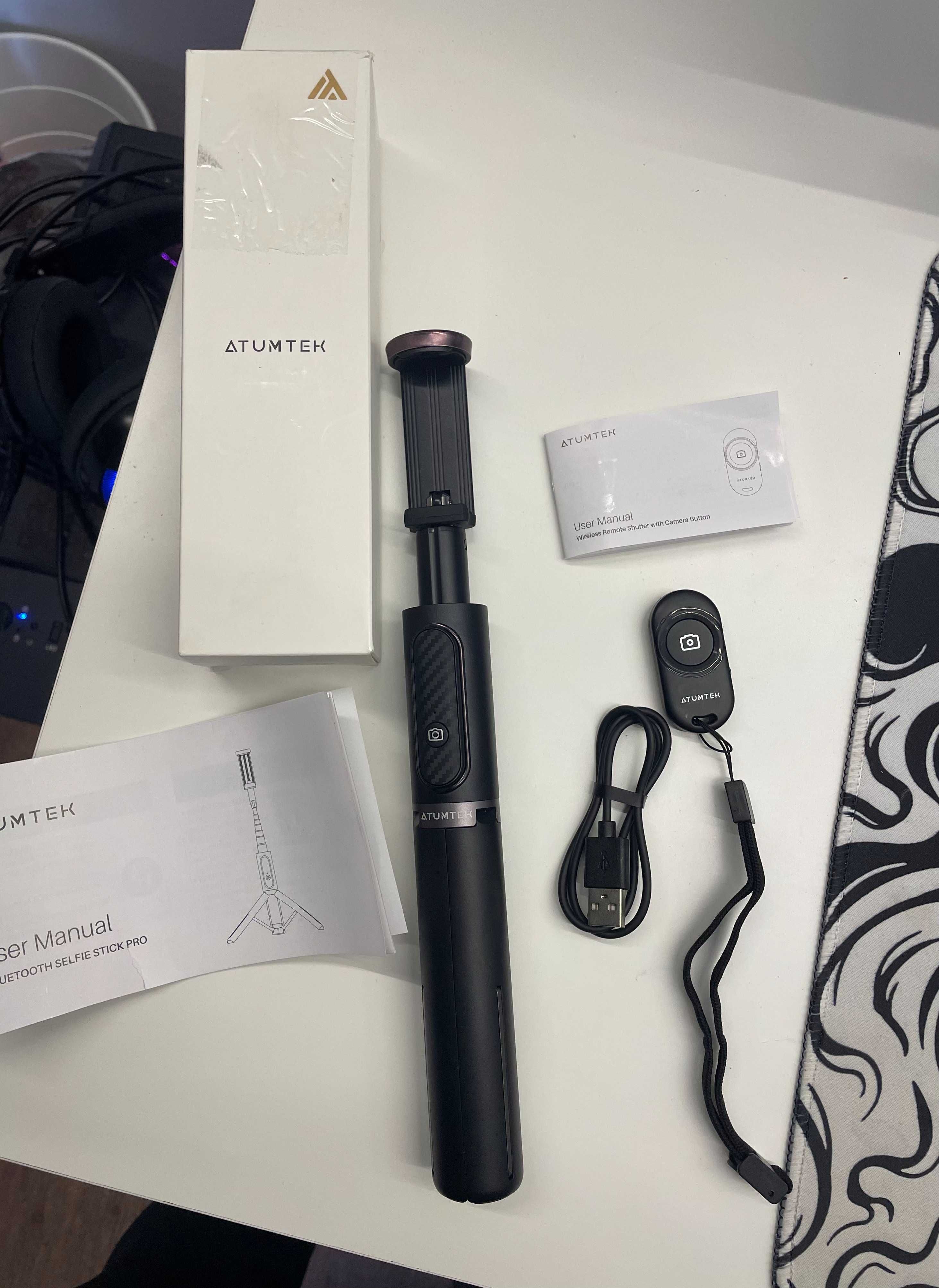 ATUMTEK Bluetooth Selfie Stick Tripod – nowy