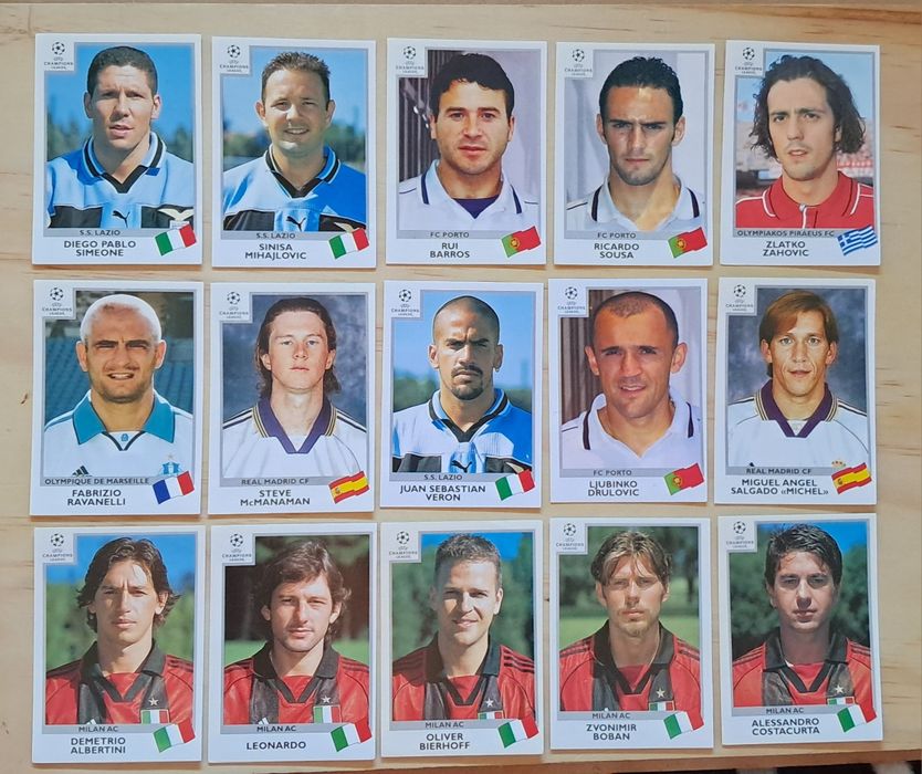 Lote de cromos Futebol da Panini