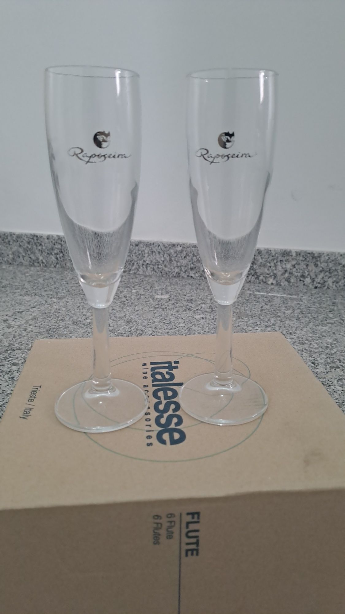 6 flutes de champanhe