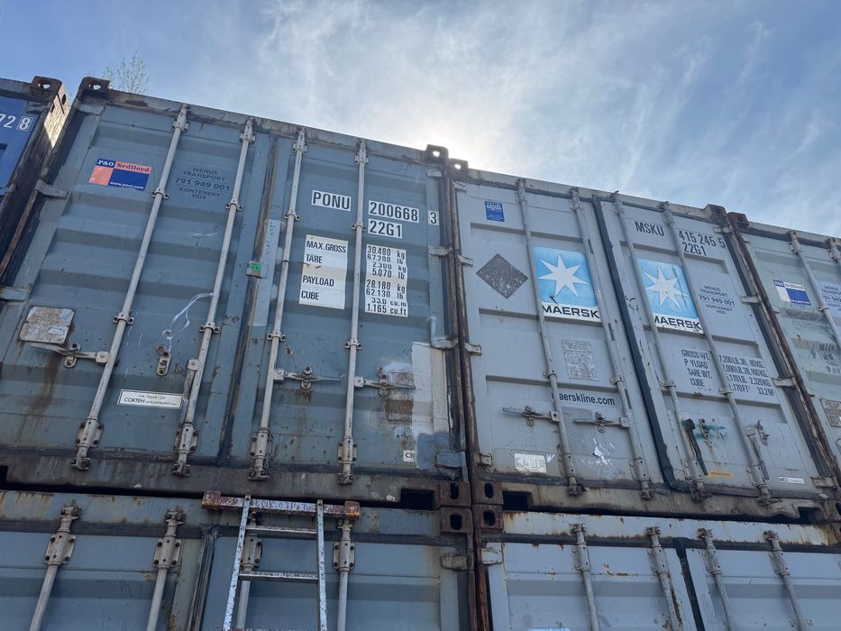 Kontener morski 20' magazyn plus transport HDS