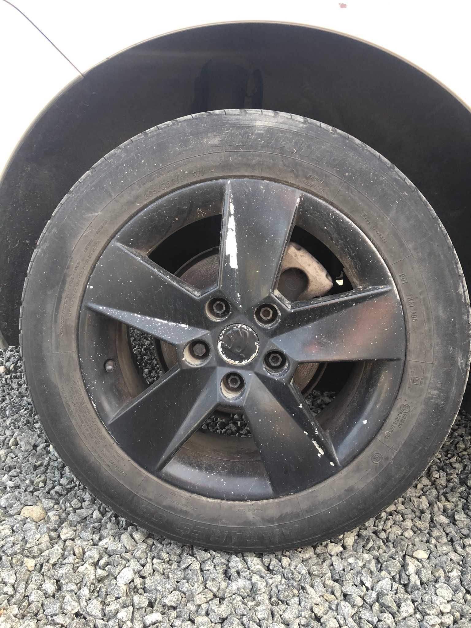Комплект дисків з гумою диски R16 5x112 Volkswagen Skoda 6.5J et46