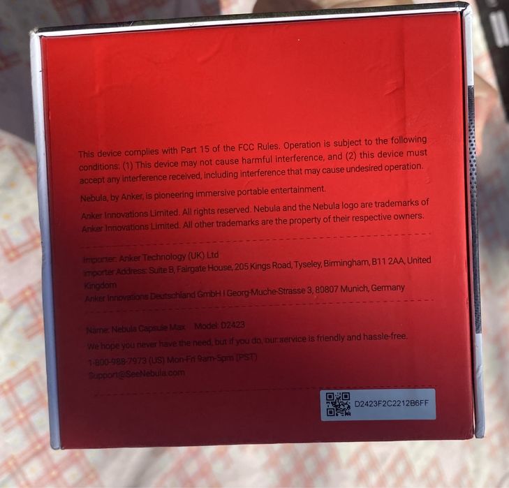 Проєктор ANKER Nebula Capsule Max