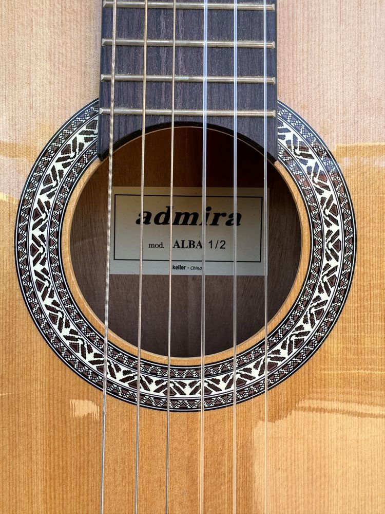 Gitara klasyczna Admira Alba 1/2 z pokrowcem firmy Poko Poko