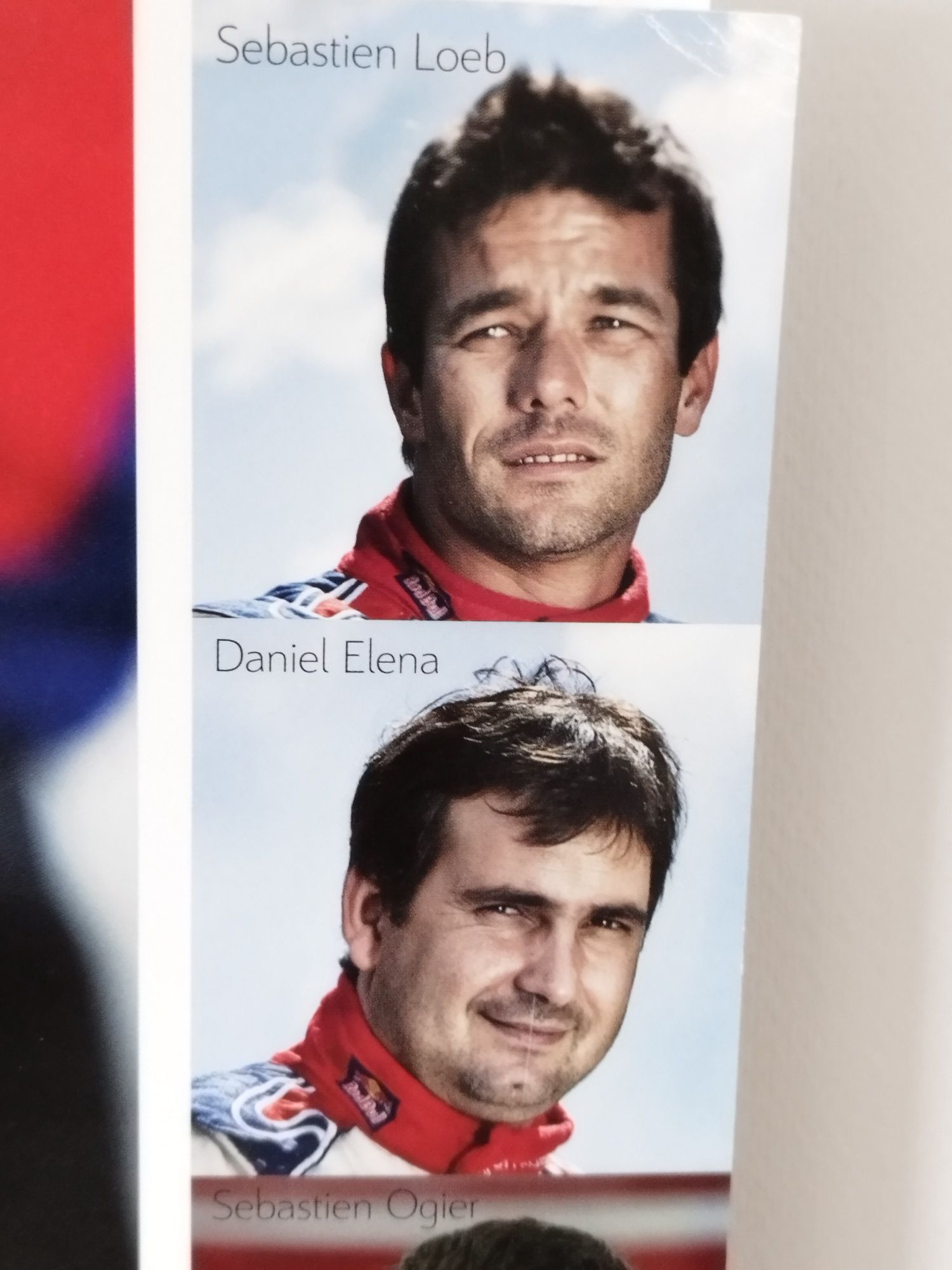 Póster autografado Sébastien Loeb e equipas Citroën WRC