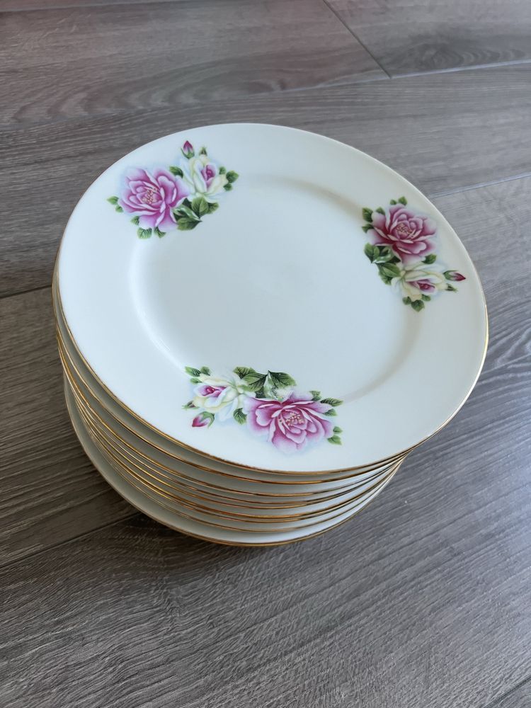 Talerze chińska porcelana 11 sztuk