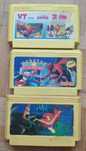 Pegasus gry 3 szt famicom nes 100%ok retro gra dyskietka kart pegazus