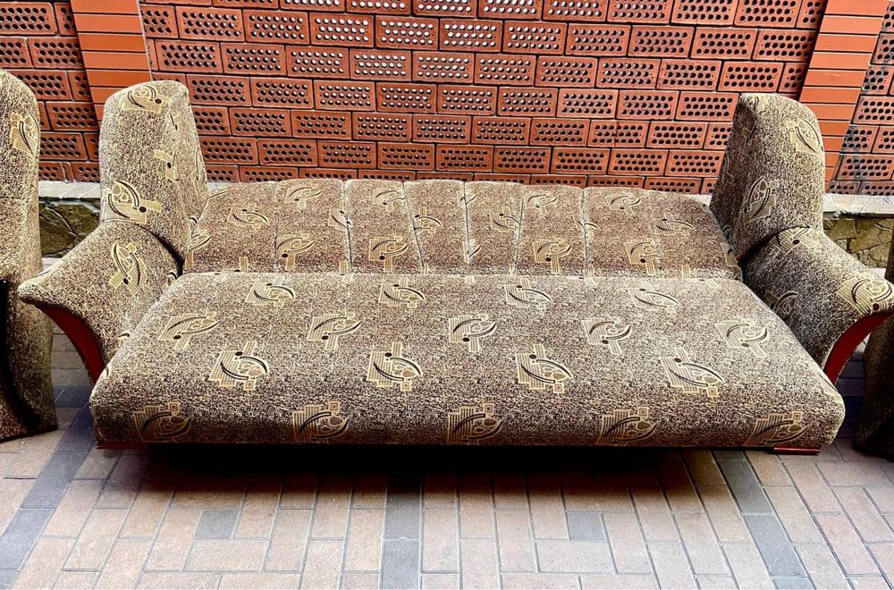 Комплект м'яких меблів "Лорд": диван-ліжко + 2 крісла Західна Україна