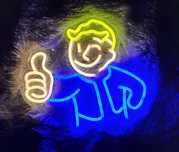 Fallout Vault Boy Neon światło LED USB