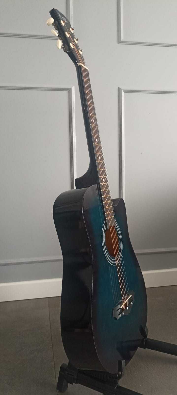 Gitara akustyczna Rocktile WSD-5C-BUB Slim Line Blueburst