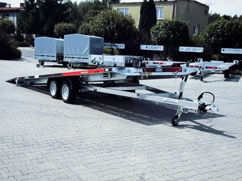 LORRIES PL35-5521 Laweta uchylna 3,5T 5,5m FULL LED wypełnienie ALU