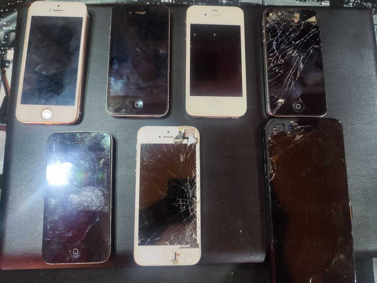 Продаются мобильные телефоны iPhone на запчасти или под восстановление