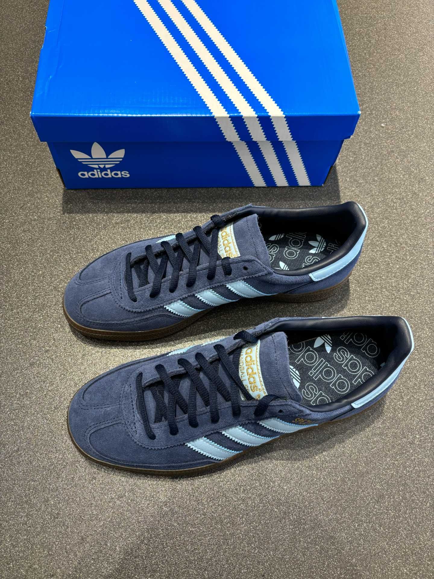 Adidas Handball Spezial Navy moda Oddychający Nowe buty unisex.38.5