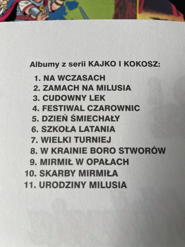 Komiksy Kajko i Kokosz cała seria