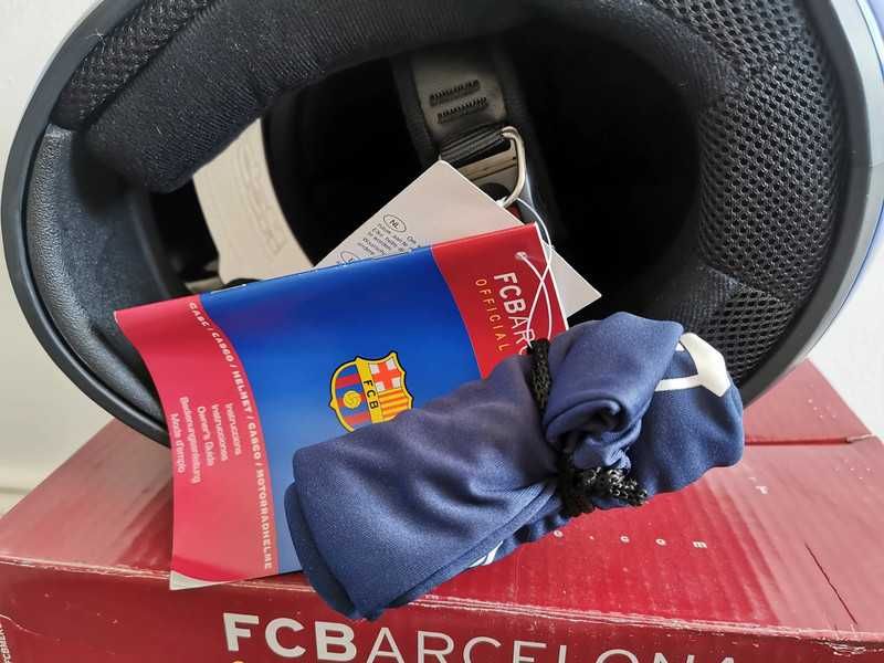 Oficjalny Kask motocyklowy FC Barcelona