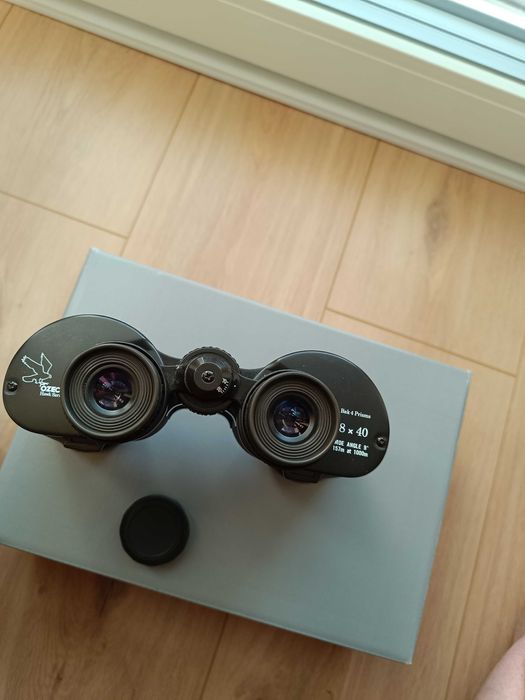 Lornetka Japońska szerokokątna 9 st. ornitologiczna 8x40 stan bdb