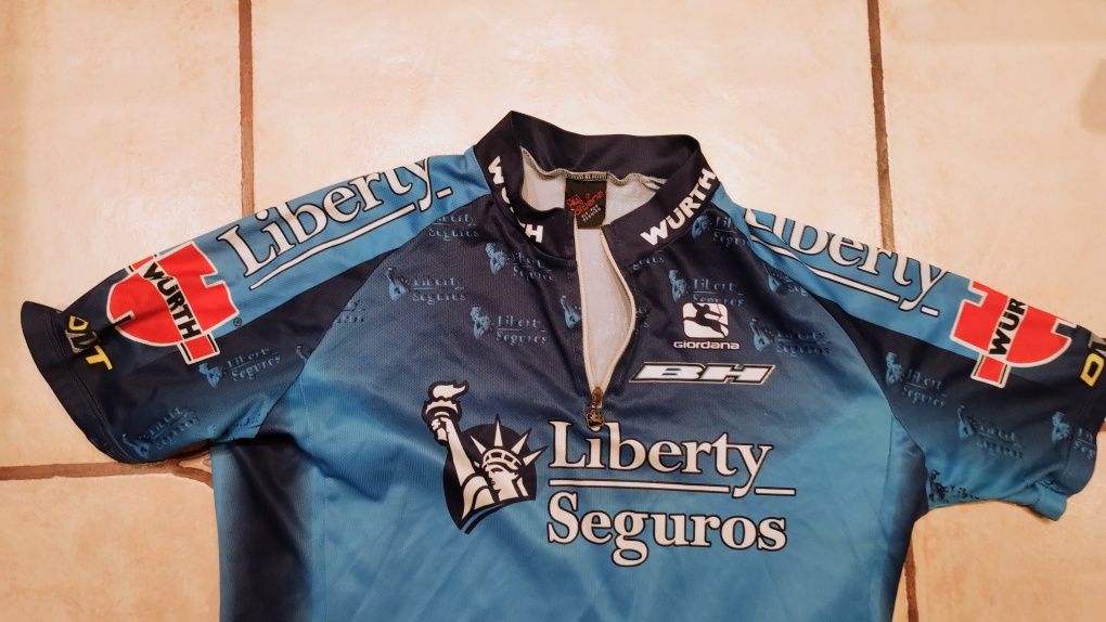 Koszulka kolarska Giordana Libertyn Seguros