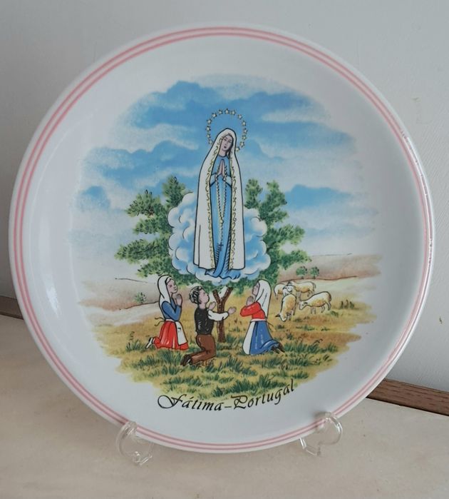 Prato decorativo nossa senhora de Fátima