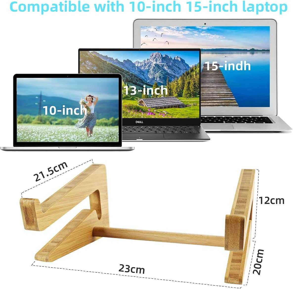 Th-some SR-Z-001 bambusowy Stolik pod laptopa 15'' biurko Dell Macbook