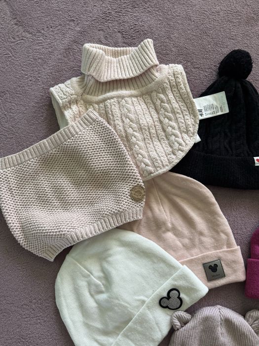 Шапка хомут для дівчинки