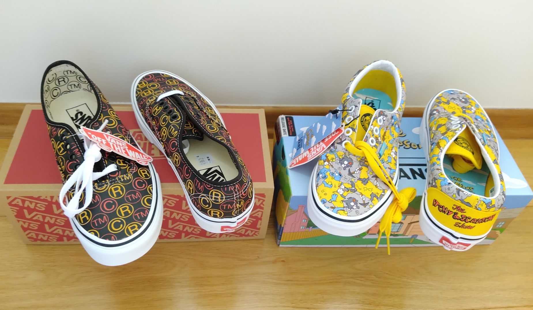 Vans The Simpsons e Greed Authentic (novos c/ etiqueta)