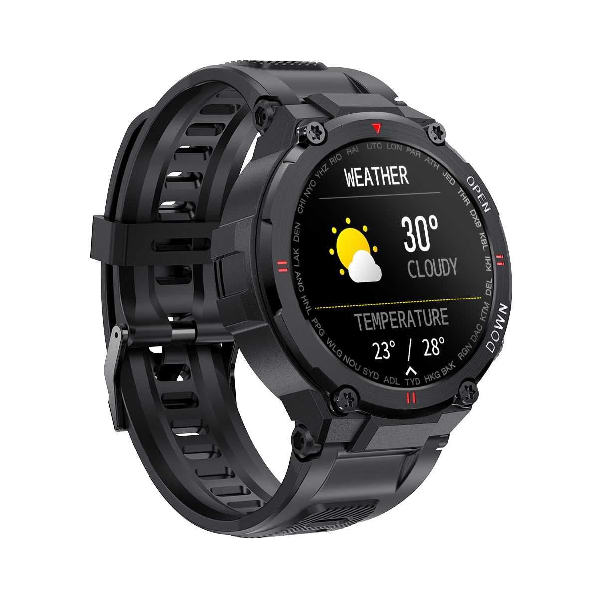 Smartwatch Giewont GW430-1 - Nowy,  Kompatybilny z Androidem i iOS