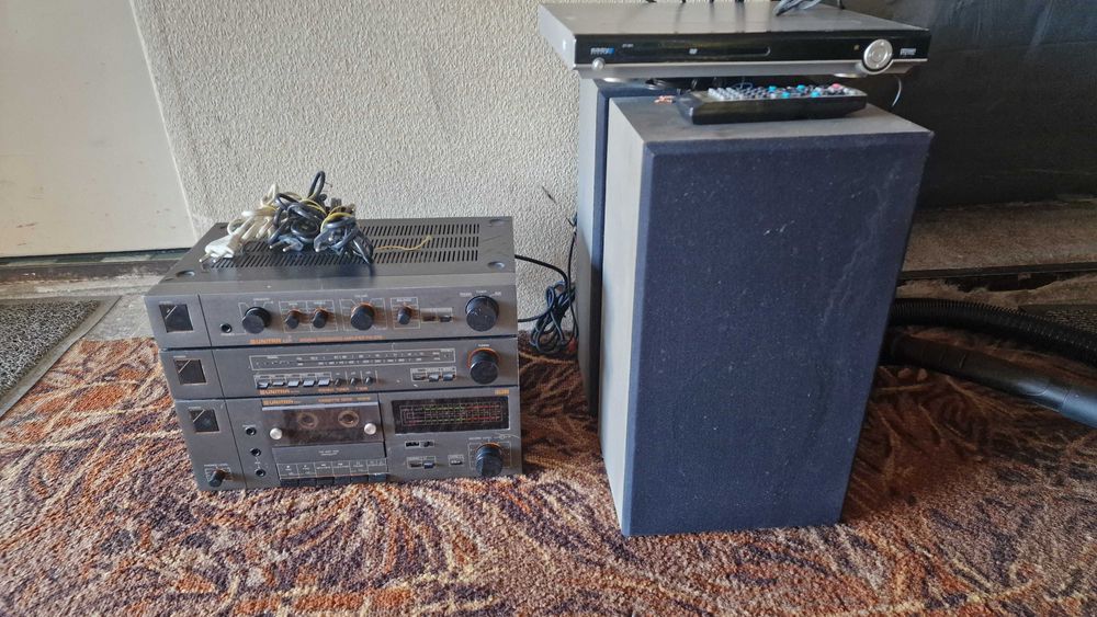 Midi wieża Unitra 3015 + CD i kolumny