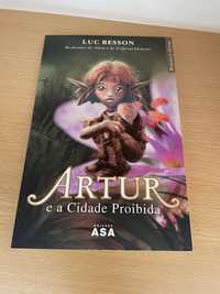 Livro “ Artur e a cidade proibida” de Luc Besson